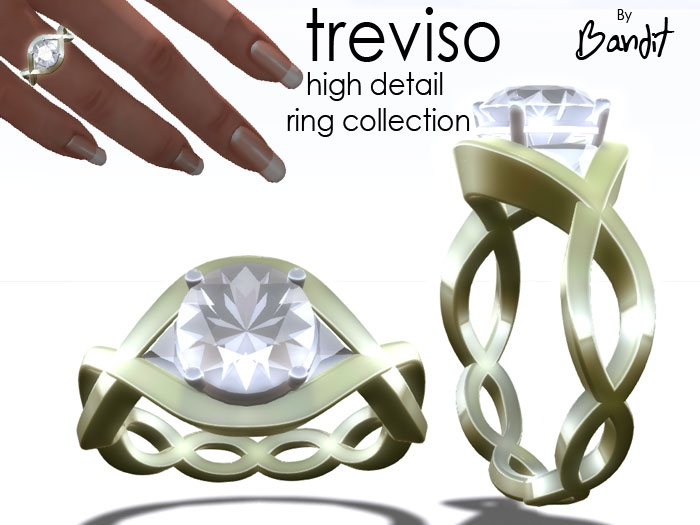 Engagement Ring TREVISO gold &diamonds demo