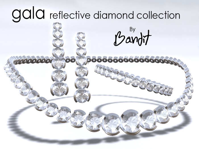 Necklace earrings bracelet set ,tennis diamond set demo