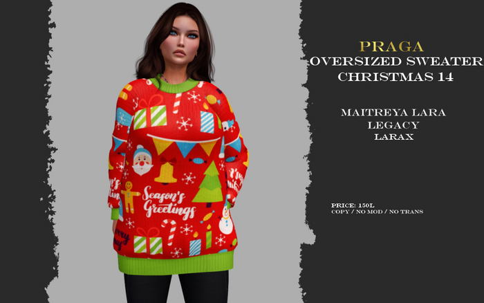 Praga Oversized - Christmas 14