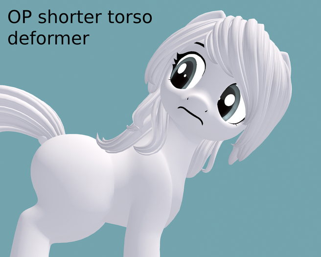 OP shorter torso deformer