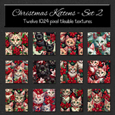 *Wallflowers* Christmas Kittens - Set 2