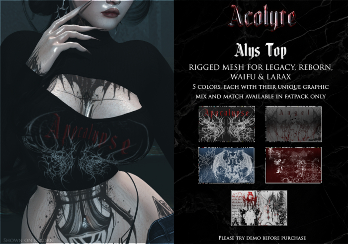 [Acolyte] Alys Top - FATPACK