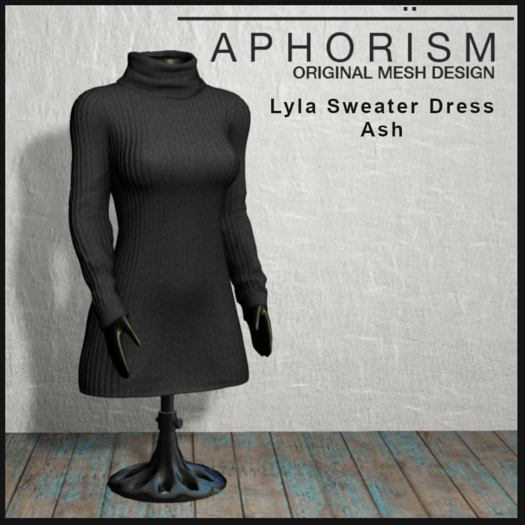 !APHORISM! - Lyla Sweater Dress Ash