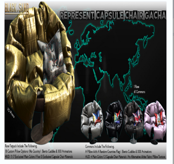 49. Black . Sand Saudi Arabia Represent Capsule Chair 