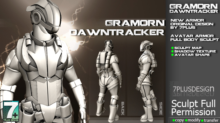 Gramorn Dawntracker 7PLUS Avatar Sculpt [ Full Perm ]