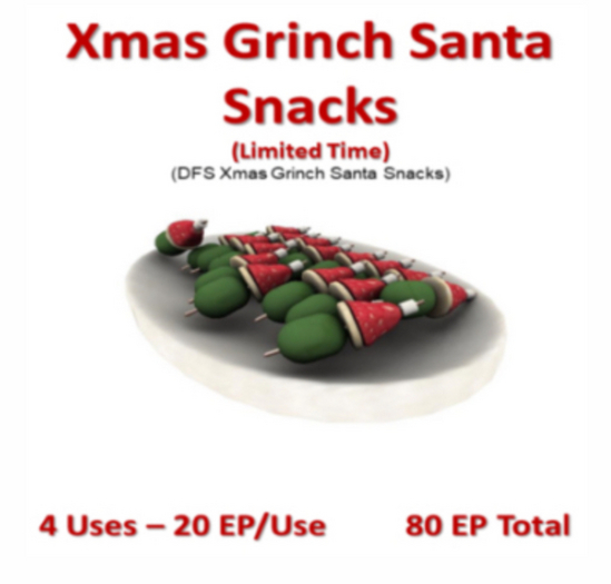 DFS Xmas Grinch Santa Snacks * PACK OF 31