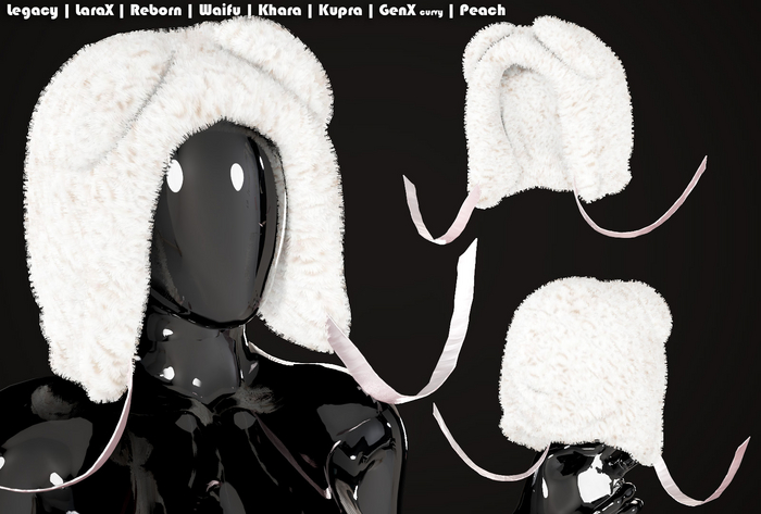 Panda Furry Hat Coffee