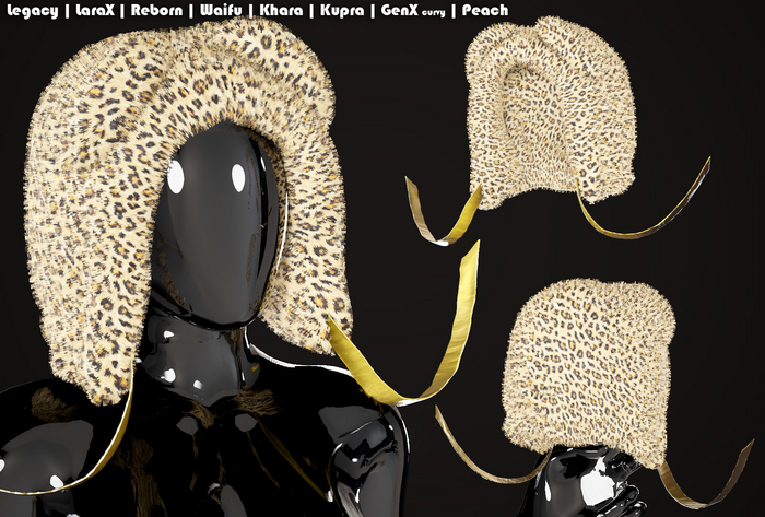 Panda Furry Hat Leopard