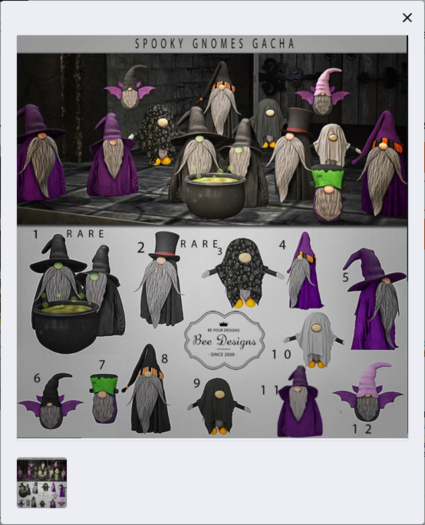 Bee Designs Spooky Gnomes gacha 8