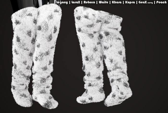 Panda Furry Socks Panda