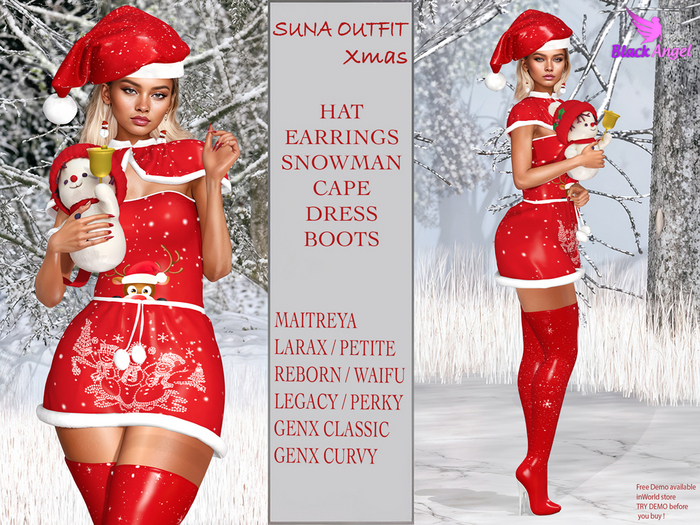 SUNA XMAS OUTFIT by BA Store>>PROMO<< LaraX Included