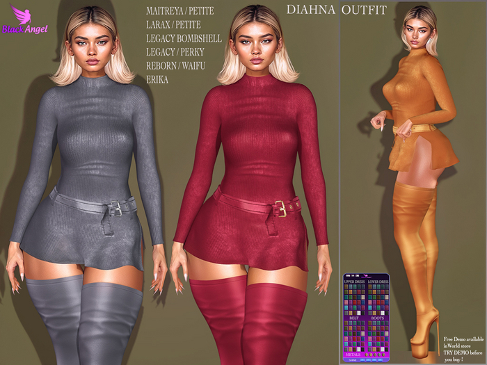 DIAHNA OUTFIT by BA Store<< Lara X & Bombshell Included