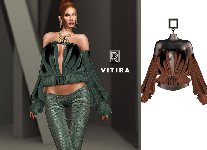 RAPTURE-Top Vitira-Cognac