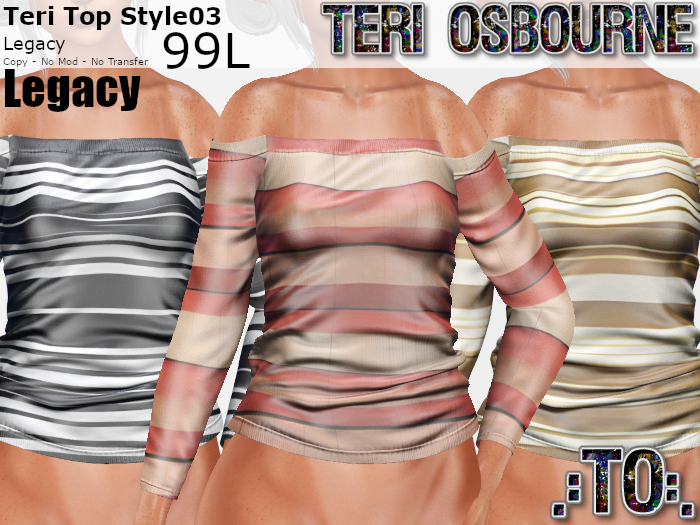.:TO:. Teri Top Style03 Stripes 3-Pack LEGACY v2.0