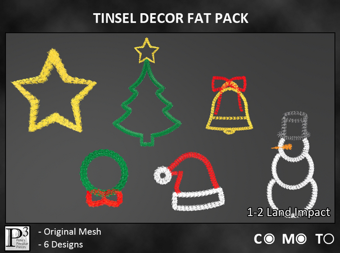 [P3] - Tinsel Decor Fat Pack