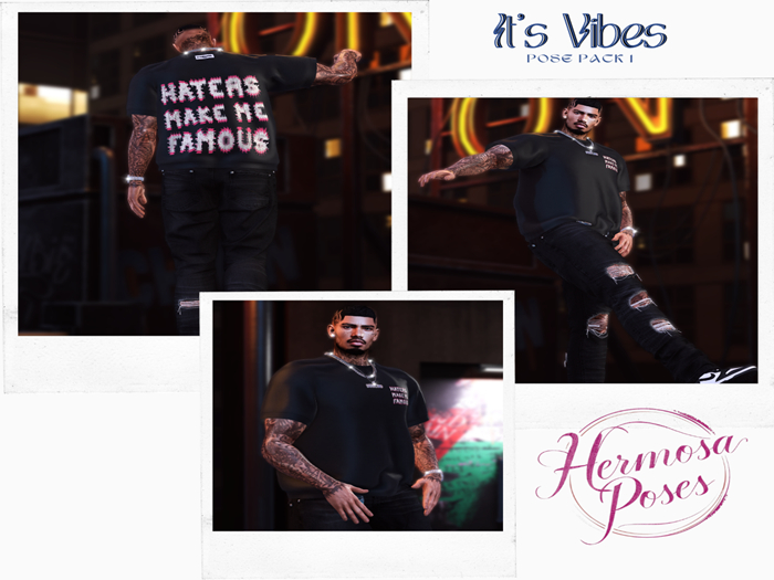 Hermosa poses- It's vibes pose pack 1