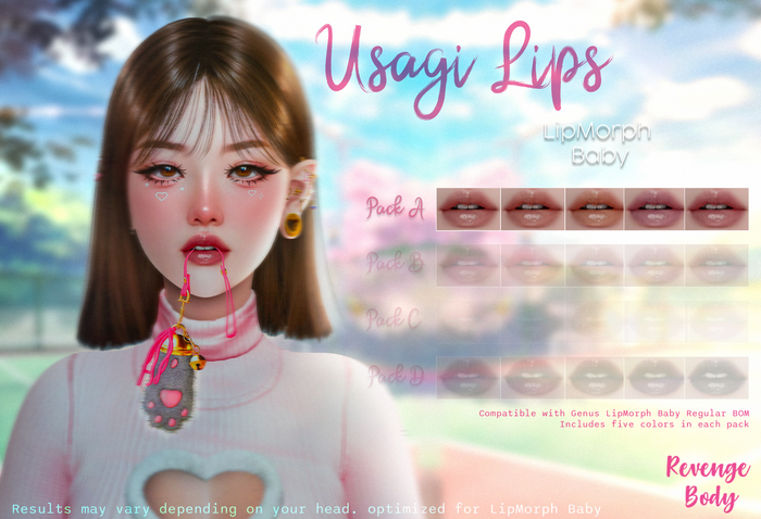 - RB - Usagi Lips Set (PACK A)