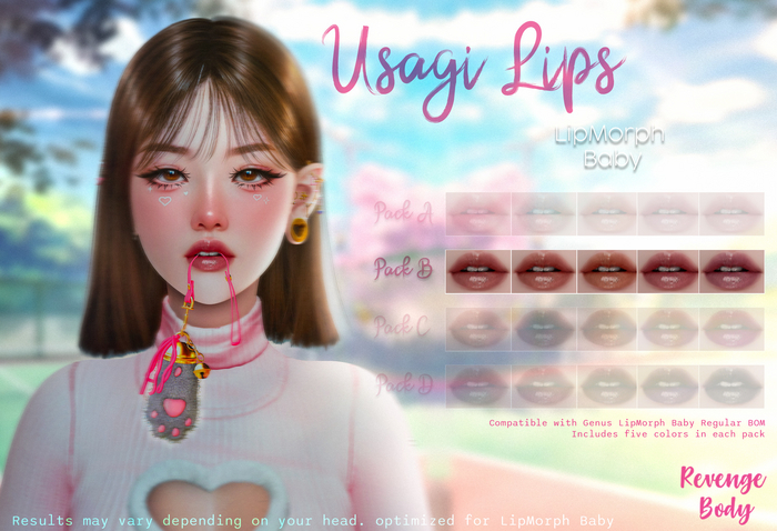 - RB - Usagi Lips Set (PACK B)