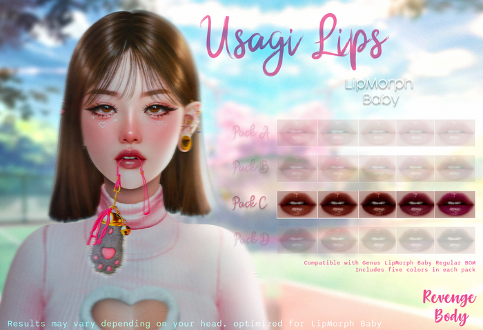 - RB - Usagi Lips Set (PACK C)
