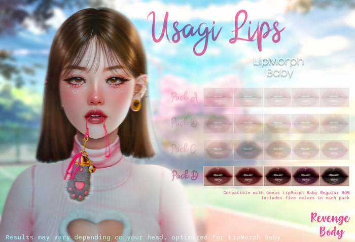 - RB - Usagi Lips Set (PACK D)
