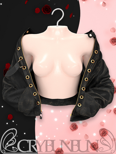 CryBunBun - After Dark - GrungeBlack - Jacket - Unpacker HUD