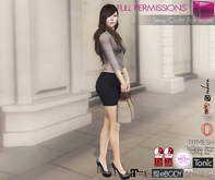 MI962111 Sexy Outfit For Work FITMESH