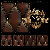 5pc PBR Exclusive Leather wallpaper texture seamless *Full Perm* 005