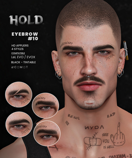 HOLD - EYEBROW HD #10 EVO/EVOX