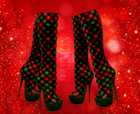 Tartan Christmas Alice Boots Legacy