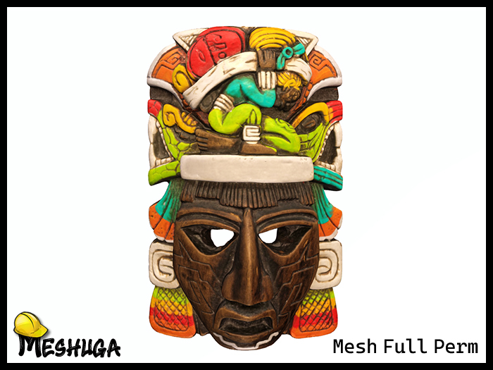 Meshuga Ethnic Mayan Mask Decoration FULL PERM MESH 