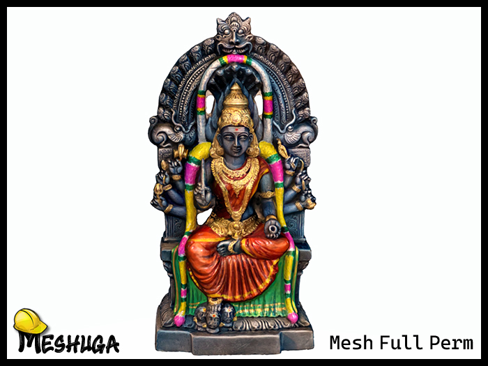 Meshuga Traditional Hindu Durga Puja Statue FULL PERM MESH 