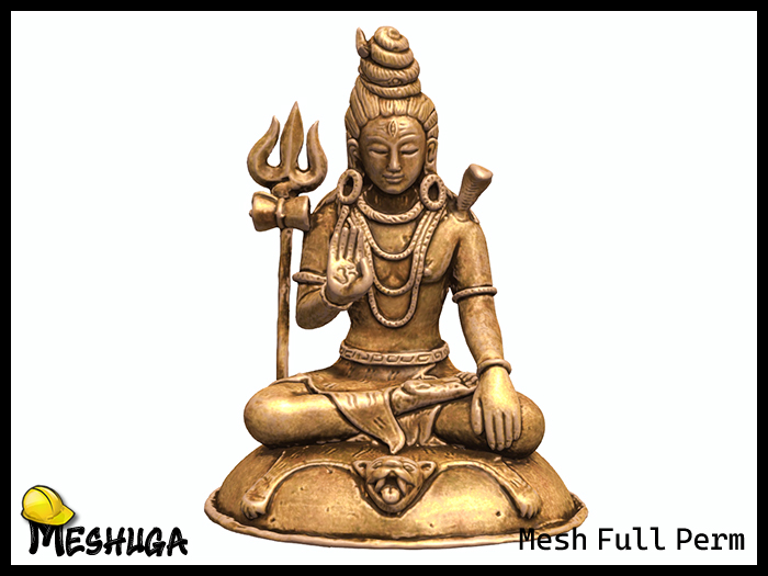 Meshuga Hindu Shiva Statue FULL PERM MESH