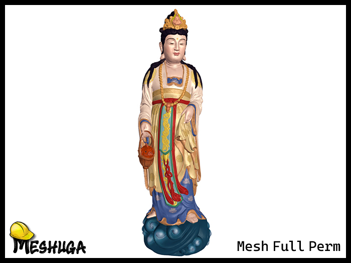 Meshuga Chinese Fishbasket Guanyin Statue  FULL PERM MESH