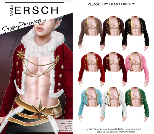 ERSCH - StarPrince Top -fatpack-