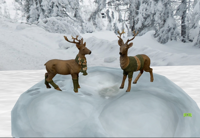 @MA@ Christmas Winter Deer 2