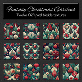 *Wallflowers* Fantasy Christmas Gardens