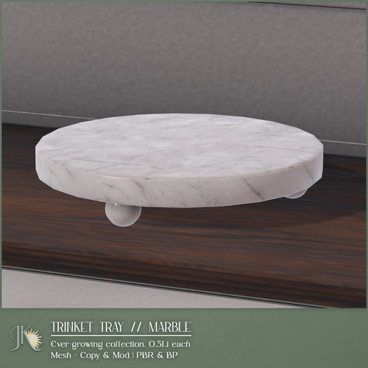 (JK) Trinket Tray 1 // Marble