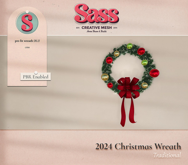 Sass [2024 Christmas Wreath] Traditional