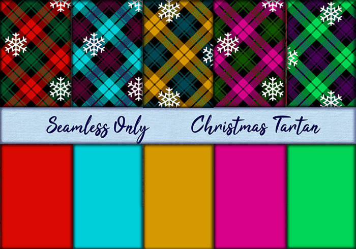 Seamless Only CHRISTMAS TARTAN  #2   2048px