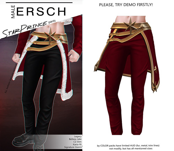 ERSCH - StarPrince Pants -blood-