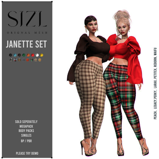 SIZL JANETTE PANTS FATPACK [UNPACK]