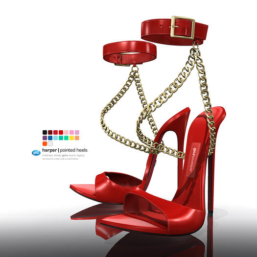[Gos] Harper Pointed Heels - Fetish Collection