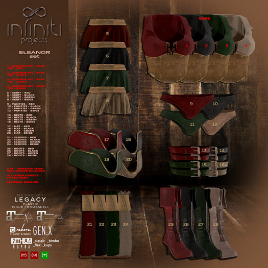 - IP - Eleanor SET MAITREYA Black complete