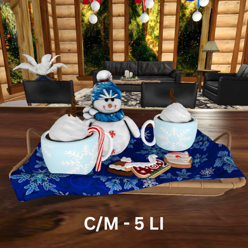 Christmas Tray-Blue