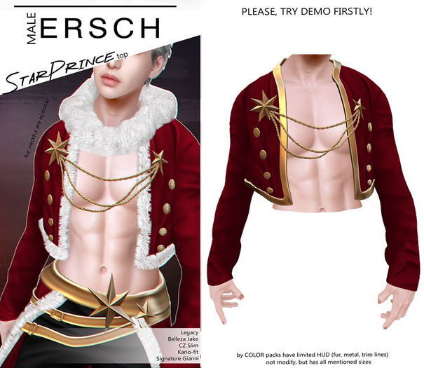 ERSCH - StarPrince Top -blood-