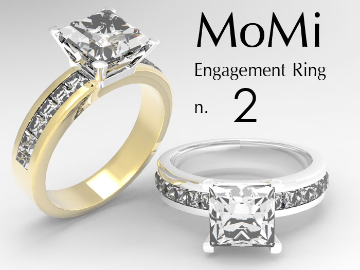 ENGAGEMENT RING gold Bandit jewelry - MoMi 2 2024 - 