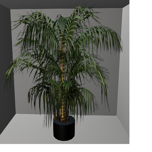 Tree, Fern With Electroculture Coil