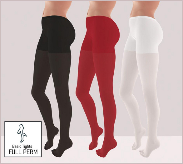 Full Perm Basic Tights - Seamless Back and Sides Tintable BOM Texture Template to make Bakes on Mesh or applier layers