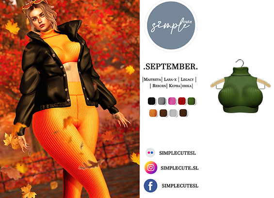 /simpleCUTE/  Sept [Top] Olive  /ADD ME//