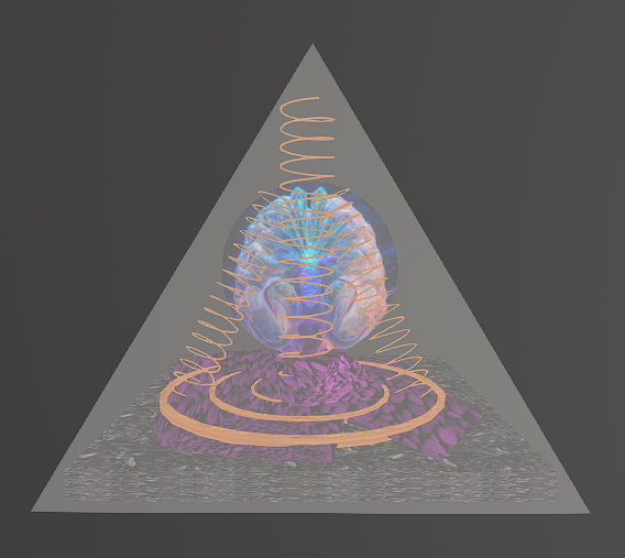 Orgonite Pyramid Amethyst